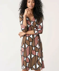 DVF New Julian Two Silk-Jersey Wrap Dress