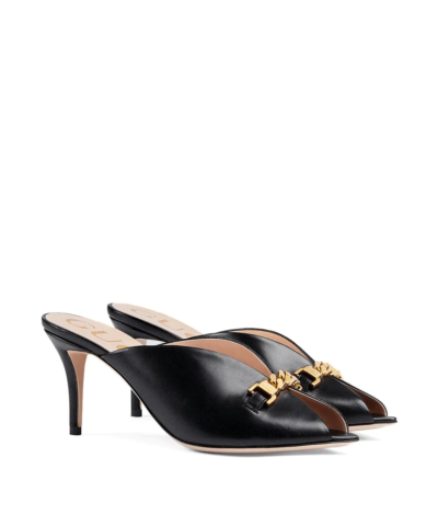 Gucci Chain-Detail Slide Sandals