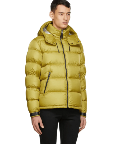 Mackage Jonas Foil Shield Down Jacket In Yellow