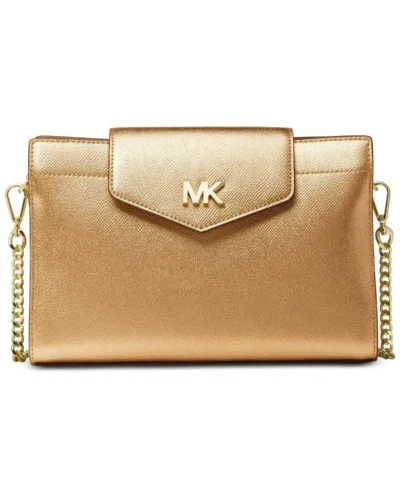 MICHAEL Michael Kors Crossgrain Leather Crossbody Clutch