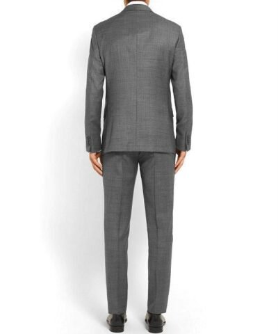 Ermenegildo Zegna Men's Gray houndstooth Two-Piece Suit