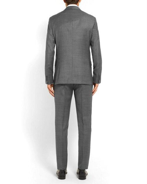 Ermenegildo Zegna Men's Gray houndstooth Two-Piece Suit