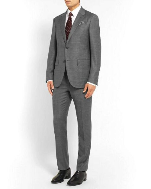 Ermenegildo Zegna Men's Gray houndstooth Two-Piece Suit