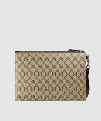 Gucci GG Bestiary Pouch With Tiger