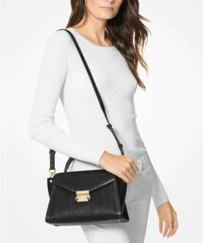 MICHAEL Michael Kors Whitney Quilted Top-Handle Satchel