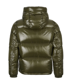 Moncler Military Green Down Montbeliard Jacket