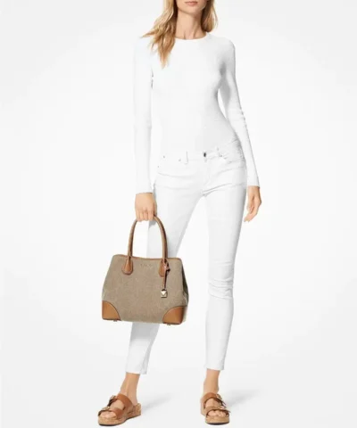 MICHAEL Michael Kors Mercer Gallery Canvas Center Zip Tote