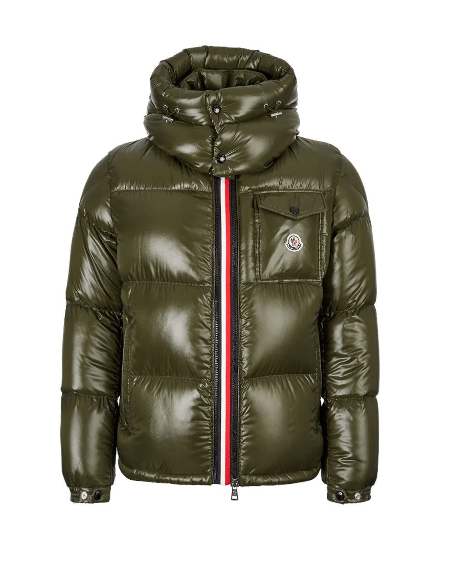 Moncler Military Green Down Montbeliard Jacket