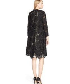 Lela Rose Guipure Floral Lace Topper