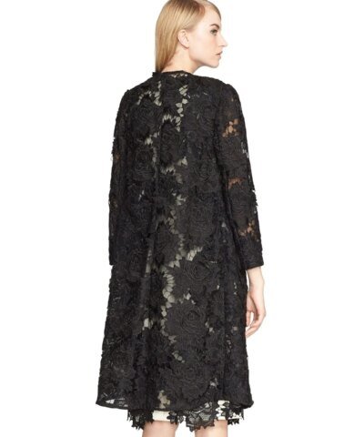 Lela Rose Guipure Floral Lace Topper