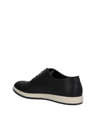 GIORGIO ARMANI Perforated Suede Derby Shoe, Black