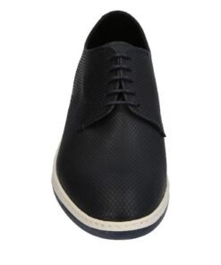 GIORGIO ARMANI Perforated Suede Derby Shoe, Black