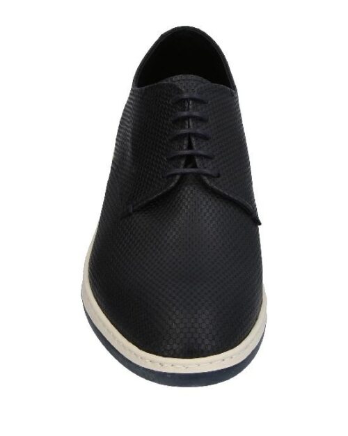 GIORGIO ARMANI Perforated Suede Derby Shoe, Black