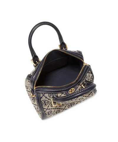Tory Burch T Monogram Jacquard Mini Barrel, Tory Navy