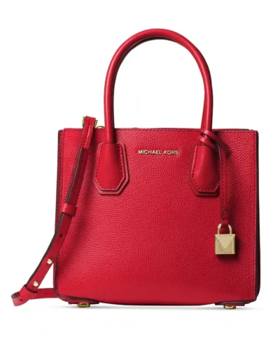 MICHAEL Michael Kors Mercer Pebble Leather Accordion Crossbody