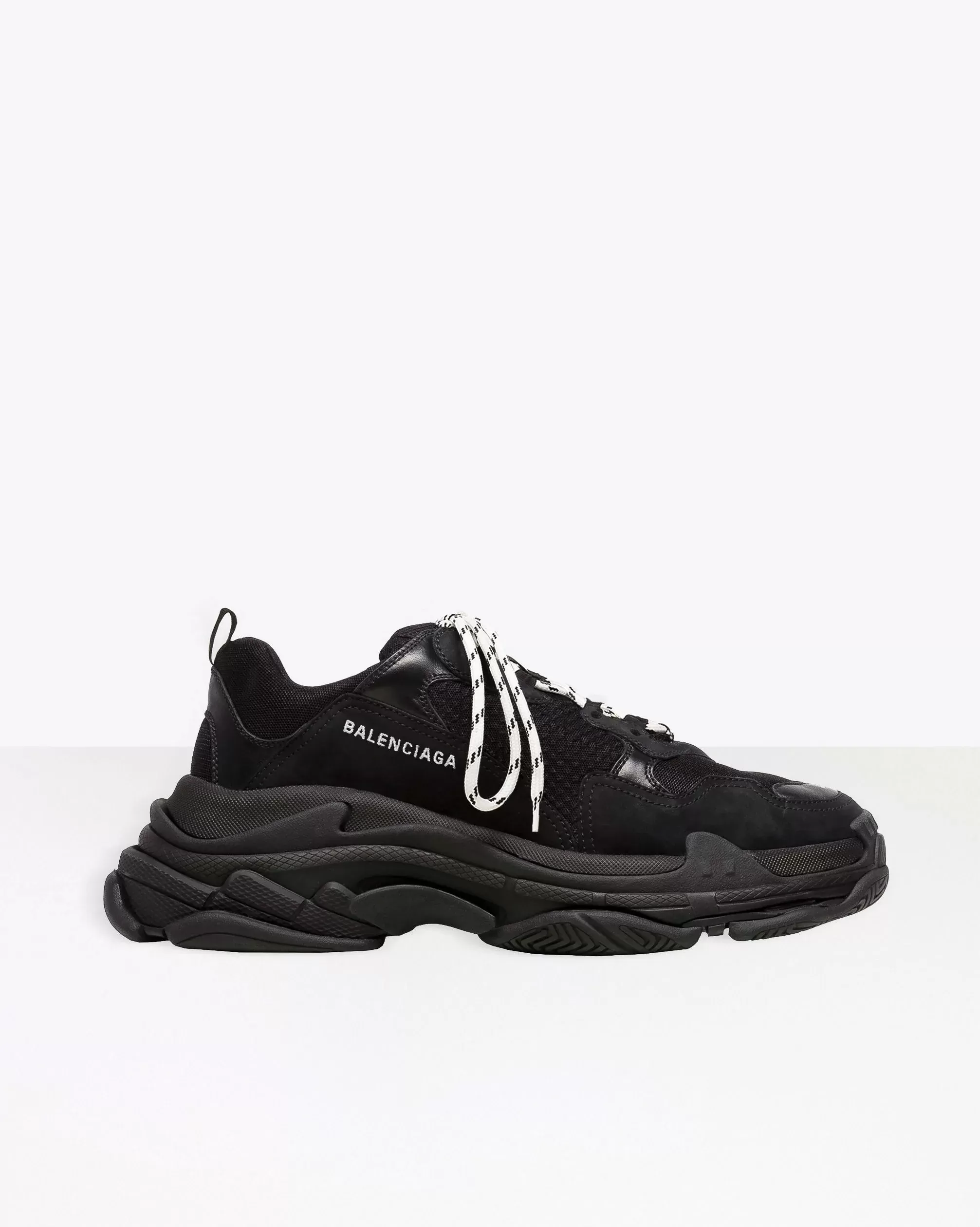 Balenciaga Men's Triple S Sneaker In Black