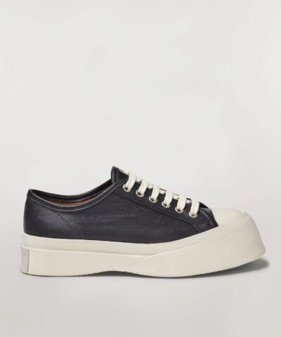 Marni Pablo Sneaker In Black Nappa Leather
