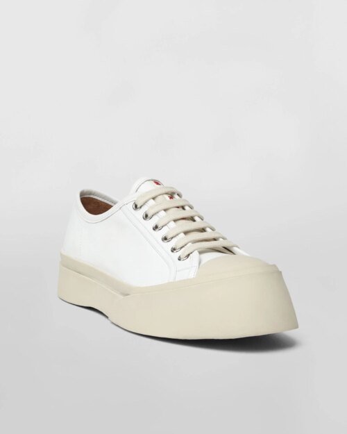 Marni Pablo Sneaker In White Nappa Leather