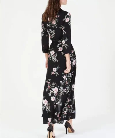 I.N.C. Printed Maxi Shirtdress