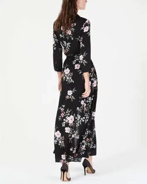 I.N.C. Printed Maxi Shirtdress