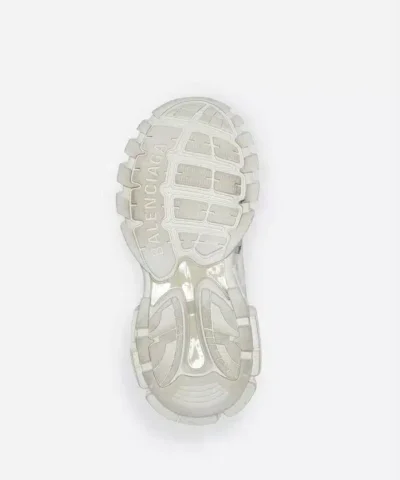Balenciaga Women's Track Trainers Track in White Mesh and Nylon