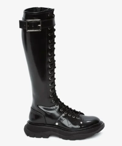 Alexander Mcqueen Tread Lace Up Boot