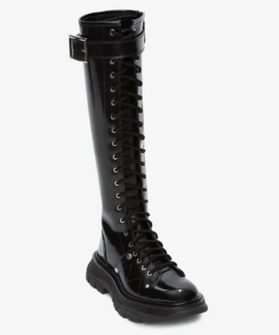 Alexander Mcqueen Tread Lace Up Boot