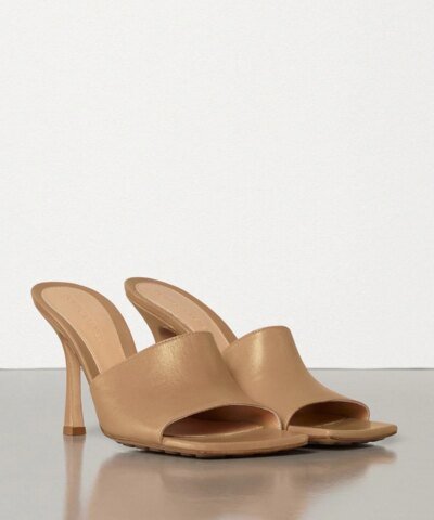 Bottega Veneta Square-Toe Open Mules