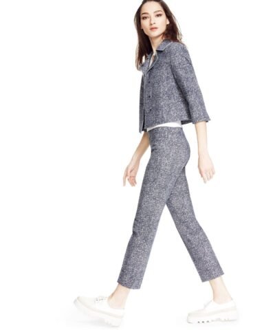 Akris Punto'Franca' Tweed Ankle Pants