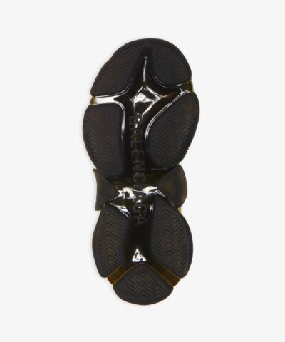 Balenciaga Women's Triple S Clear Sole Sneaker In Black