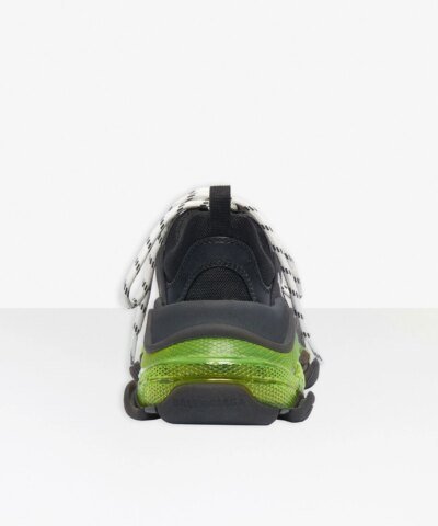 Balenciaga Women's Triple S Clear Sole Sneaker In Black