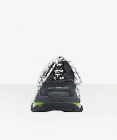 Balenciaga Women's Triple S Clear Sole Sneaker In Black