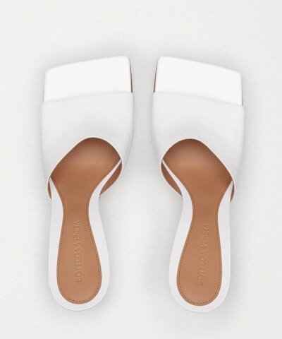 Bottega Veneta Square-Toe Open Mules