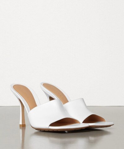 Bottega Veneta Square-Toe Open Mules