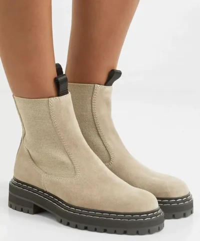 Proenza Schouler Suede Chelsea Boots