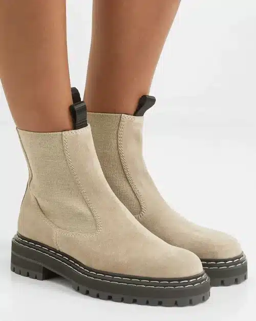 Proenza Schouler Suede Chelsea Boots