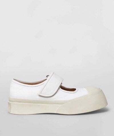 Marni Pablo Touch-Strap Sneakers, White