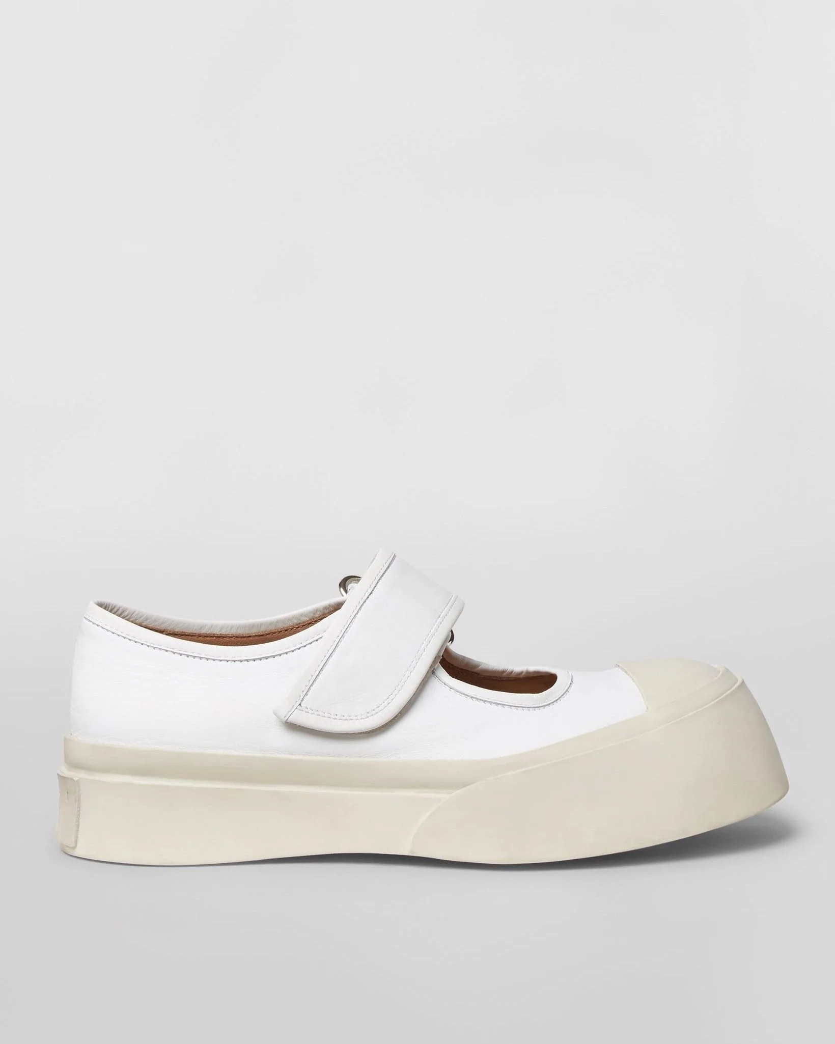 Marni Pablo Touch-Strap Sneakers, White