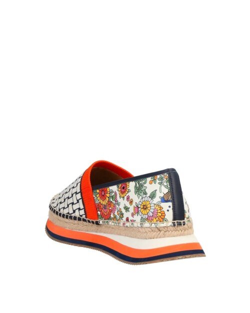 Tory Burch Animal Printed Espadrilles In Orange