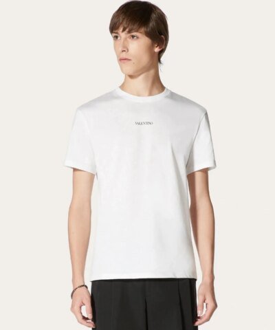 Valentino T-Shirt With "Valentino" Print