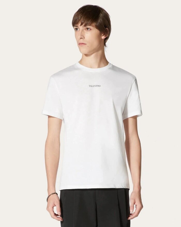 Valentino T-Shirt With "Valentino" Print