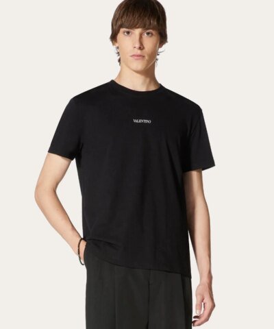 Valentino T-Shirt With "Valentino" Print