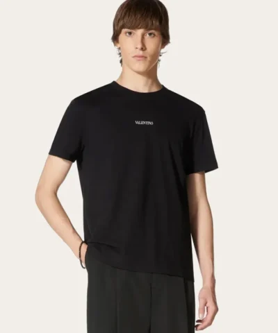 Valentino T-Shirt With "Valentino" Print