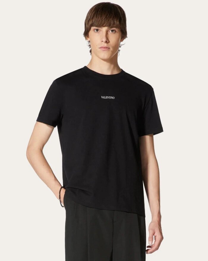 Valentino T-Shirt With "Valentino" Print