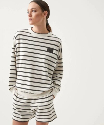 Brunello Cucinelli Virgin Wool, Cashmere And Silk Striped Sweater