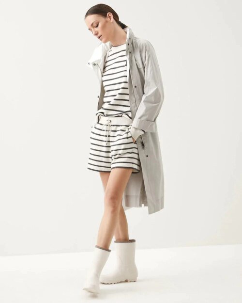 Brunello Cucinelli Virgin Wool, Cashmere And Silk Striped Sweater