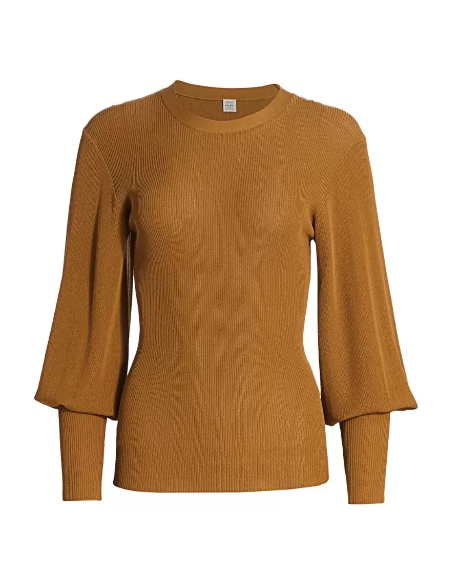 Toteme Vignola Puff-Sleeve Sweater