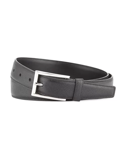 Prada Men's Saffiano Leather Belt
