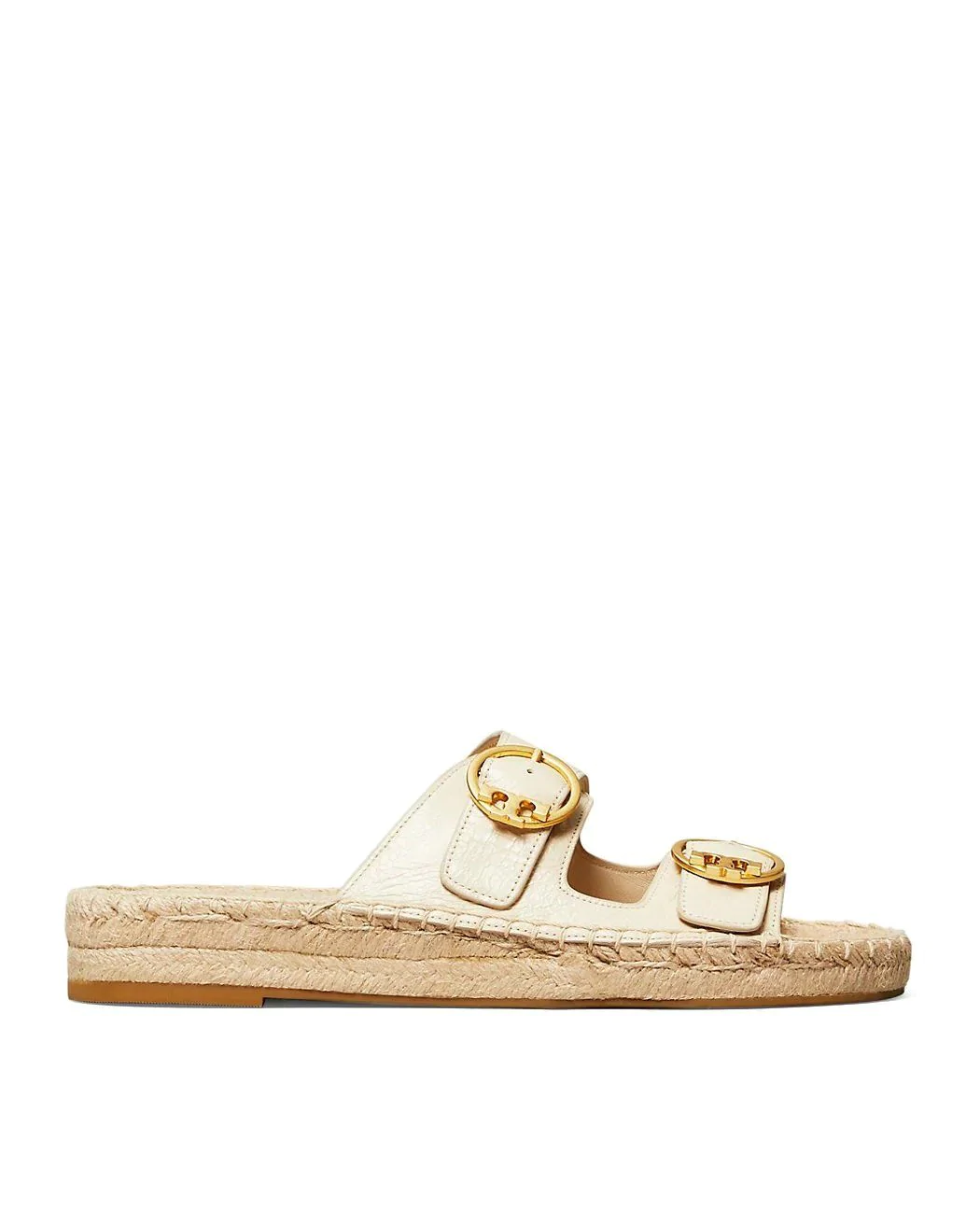 Tory Burch Selby Two-Band Espadrille Leather Sandals