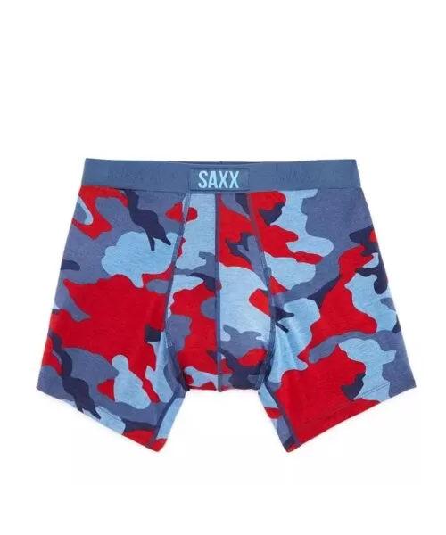 SAXX Vibe Camouflage-Print Boxer Briefs